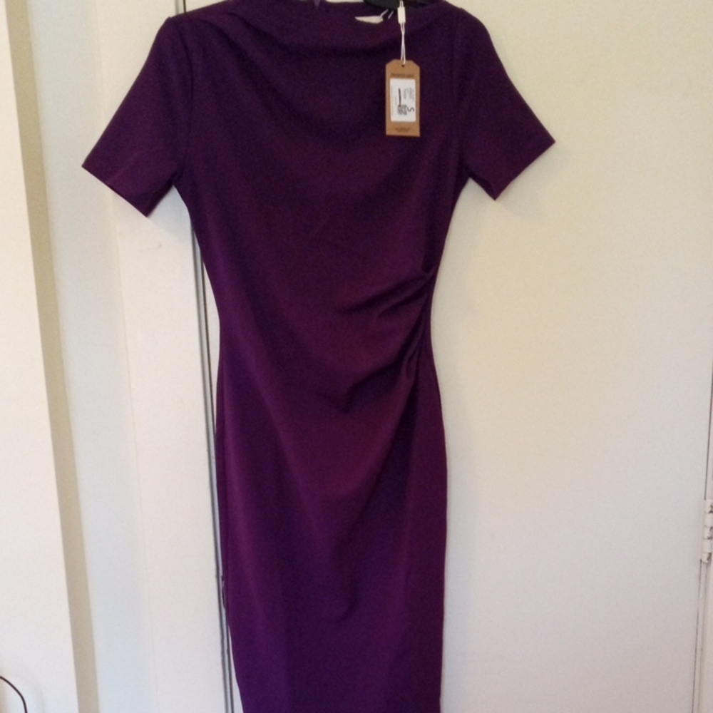 Brand New AISIZE Purple Midi Dress